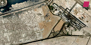 'Masdar City' Abu Dhabi, United Arab Emirates, Google Maps 2010