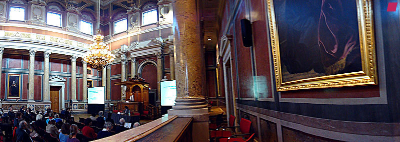 Main Ceremonial Chamber [Großer Festsaal] at the University of Vienna, designed by Heinrich von Ferstel, inaugurated 1884