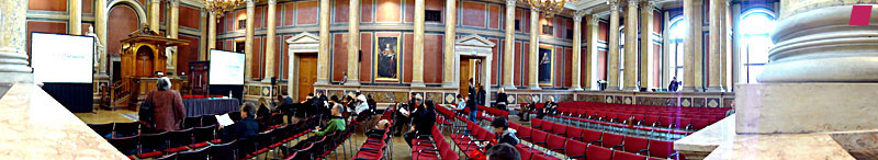 Main Ceremonial Chamber [Großer Festsaal] at the University of Vienna, designed by Heinrich von Ferstel, inaugurated 1884