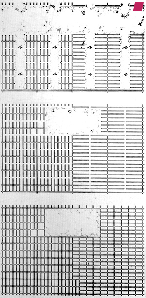 'Project for the Marquette Park, Chicago' - undated (after 1945), Ludwig Hilberseimer LUDWIG HILBERSEIMER 1885/1967 Rassegna, Number 27, settembre 1986 [upside down !]