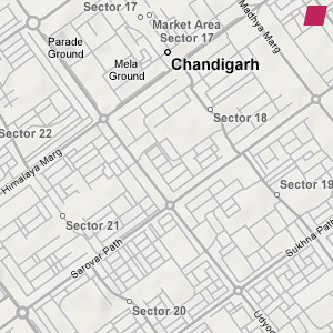 'Chandigarh' current city map - 2008, Google Maps