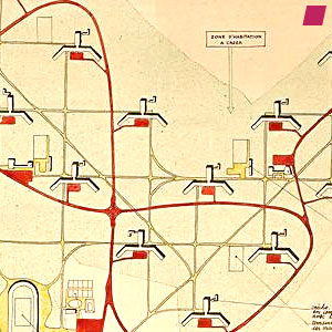 'Hellocourt' [for the Baťa corporation] 1936 by Le Corbusier, netpic, detail