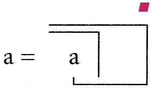 Diagram [expression] from 'Beobachter unter sich: Eine Kulturtheorie [Observers amongst themselves: A theory of culture]' by Dirk Baecker, published first by Suhrkamp Verlag in April 2013 [page 302]